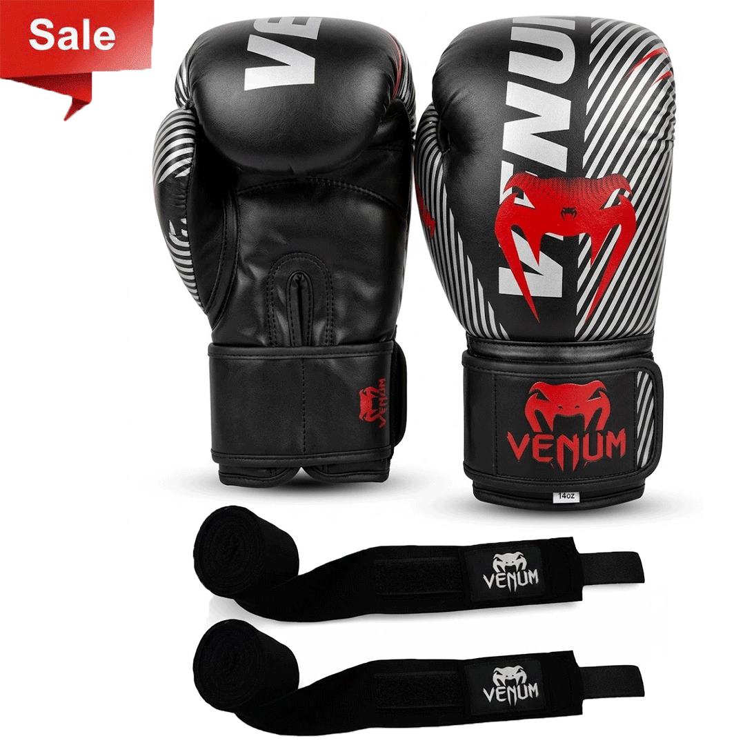 1 Pair Boxing Gloves + 1 Pair of Hand Wraps Offer