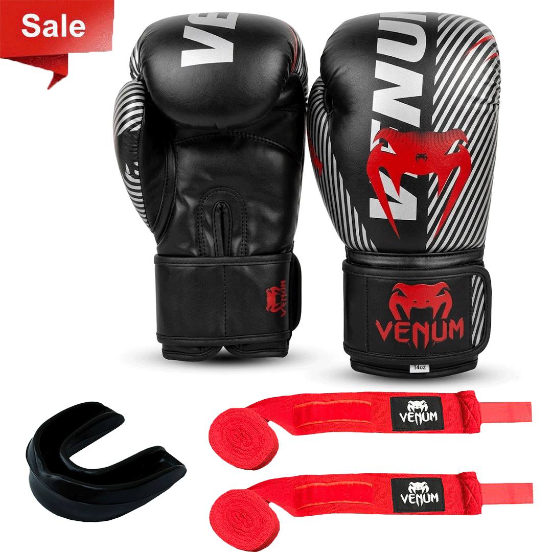 Boxing Gloves + Hand Wraps + Mouthguard Offer