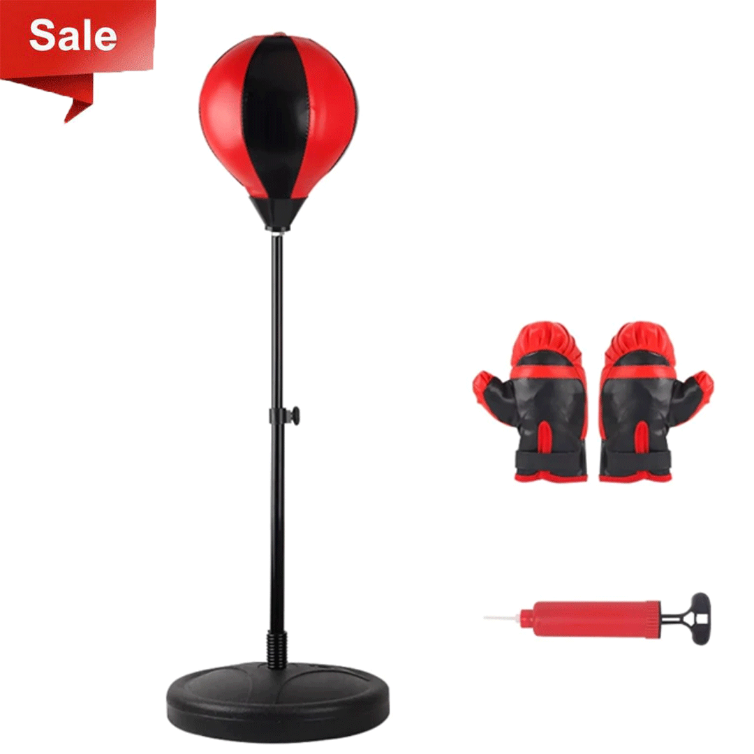High Speed Punching Bag + Gloves