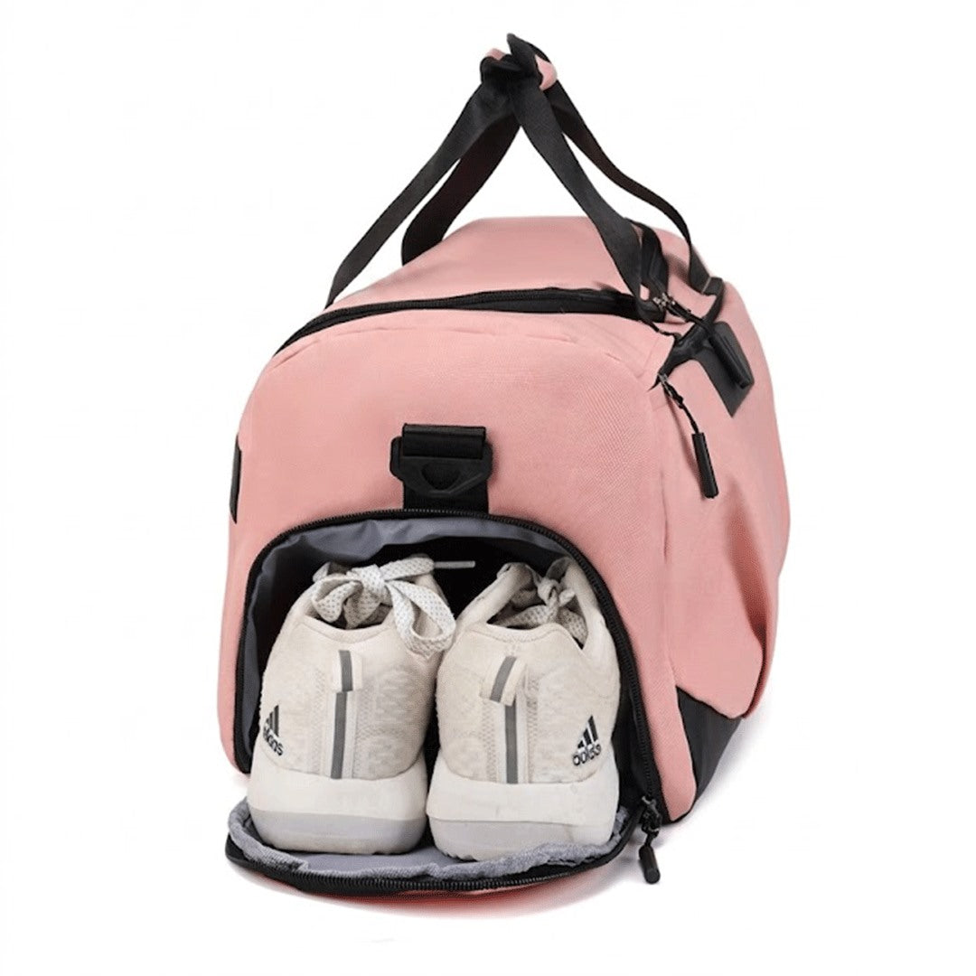 Duffle Training Gym Bag Pink (Standard Size)