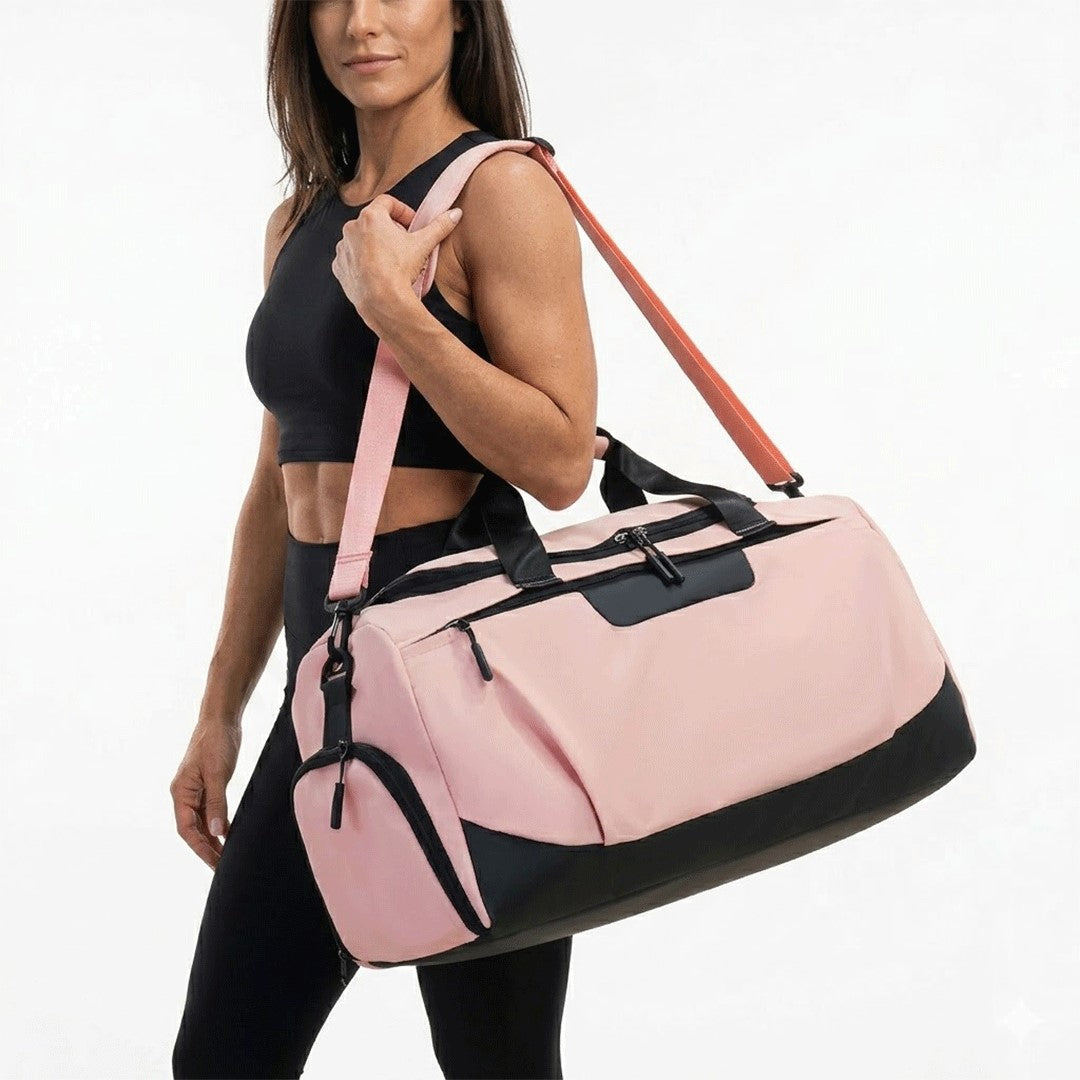 Duffle Training Gym Bag Pink (Standard Size)