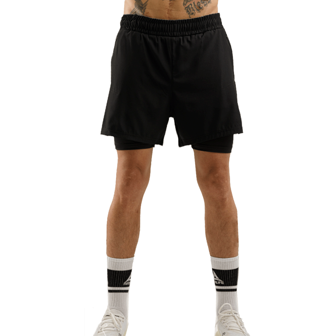 Premium Quality Double Shorts Original (Black)