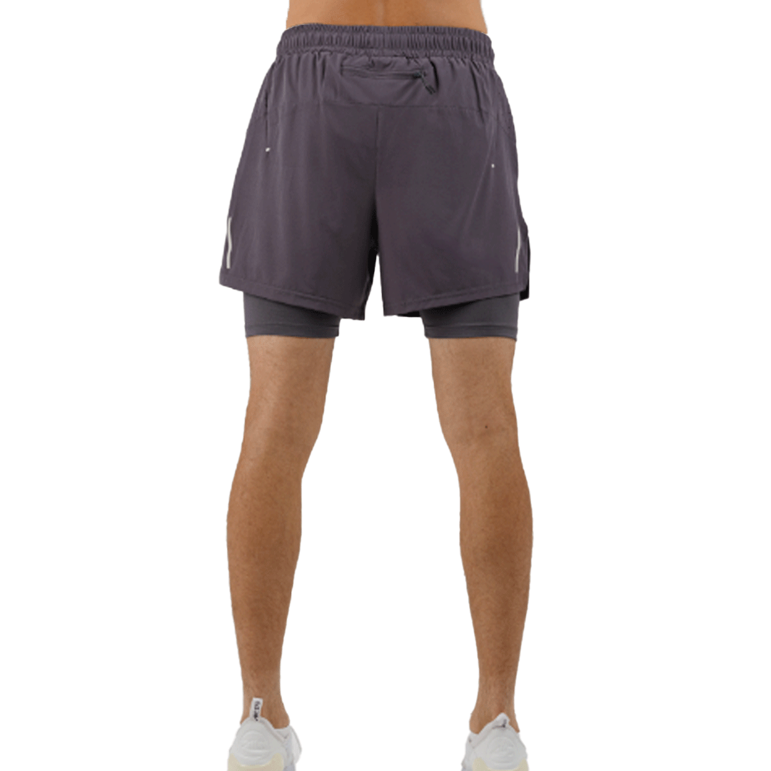 Premium Quality Double Shorts Original (Grey)