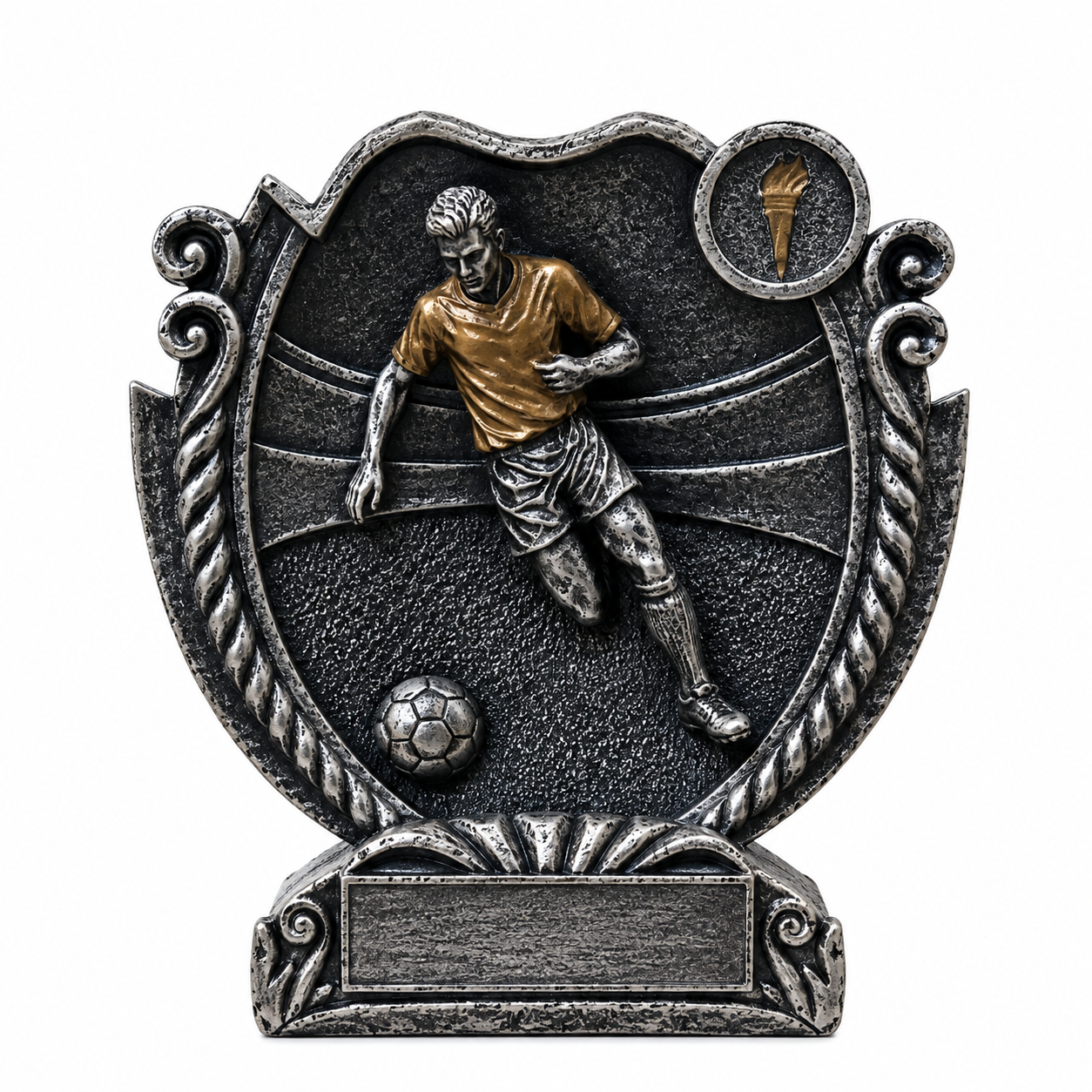Antique Silver Men's Football Trophy