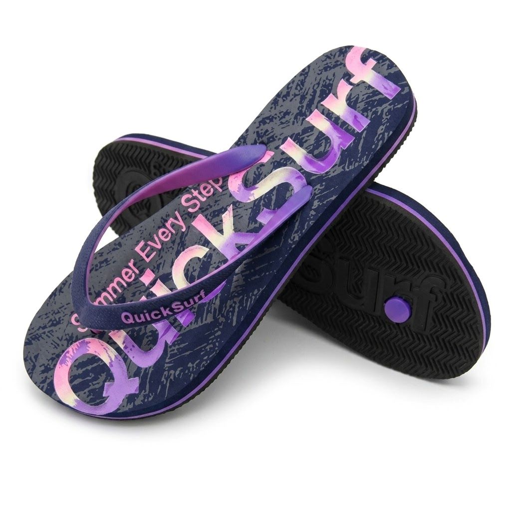 Flip Flop Quick-surf Black/Pink 2 (Original)