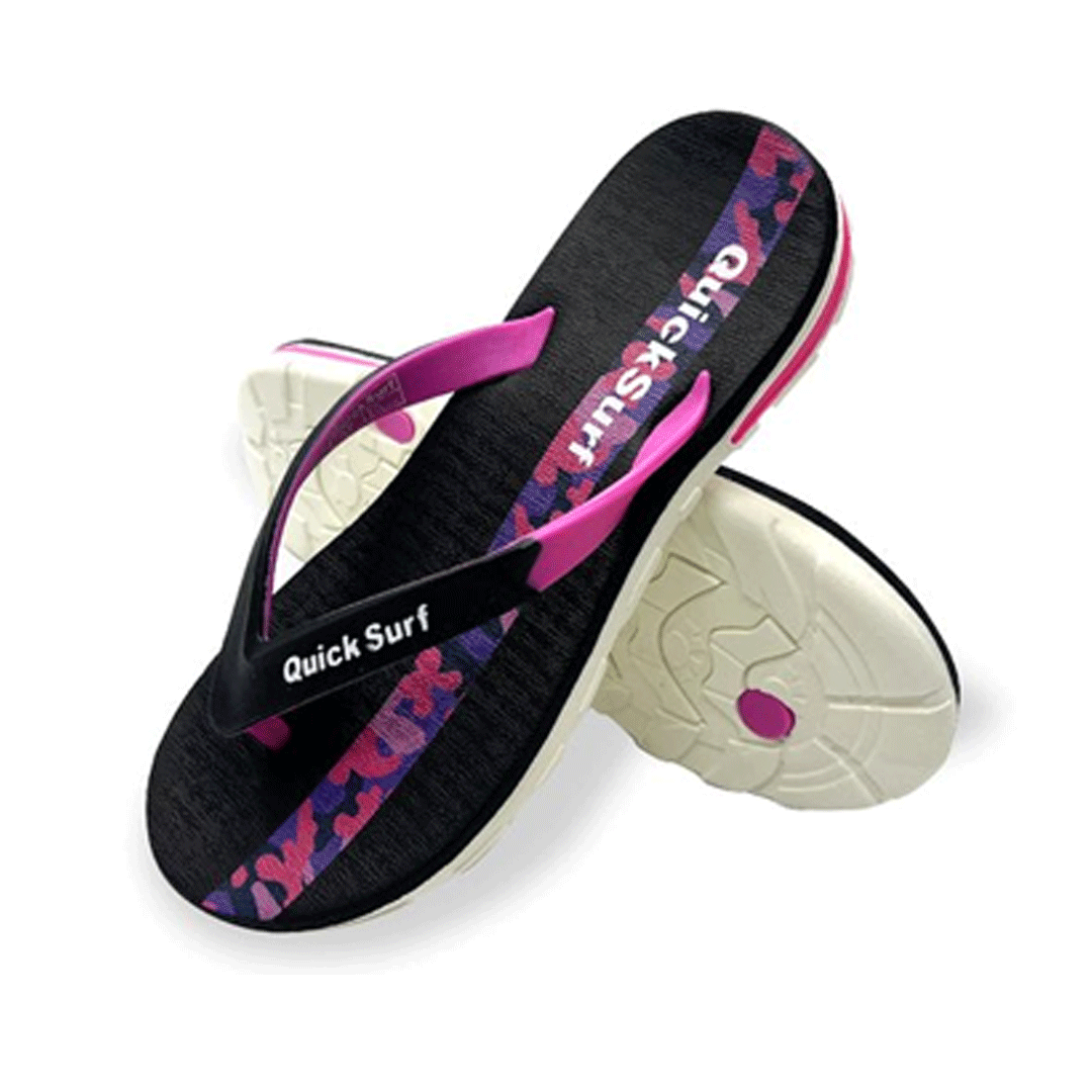 Flip Flop Quick-surf Black/Pink 3 (Original)