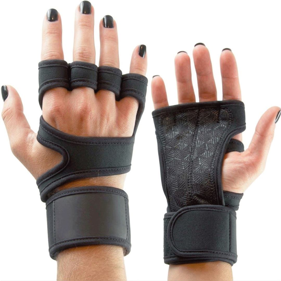 Weight Lifting Gym Gloves Pads with Wrist Support (Women)