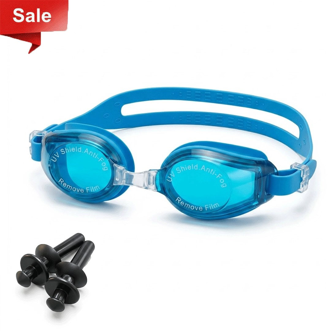 Swimming Goggles + Ear Plugs Offer (Adults)