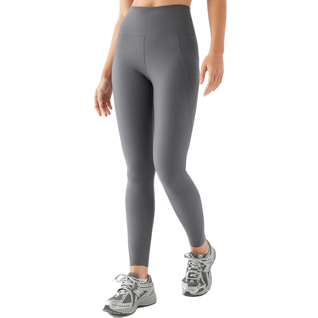 Mesh Pocket Tights Leggings (Grey)