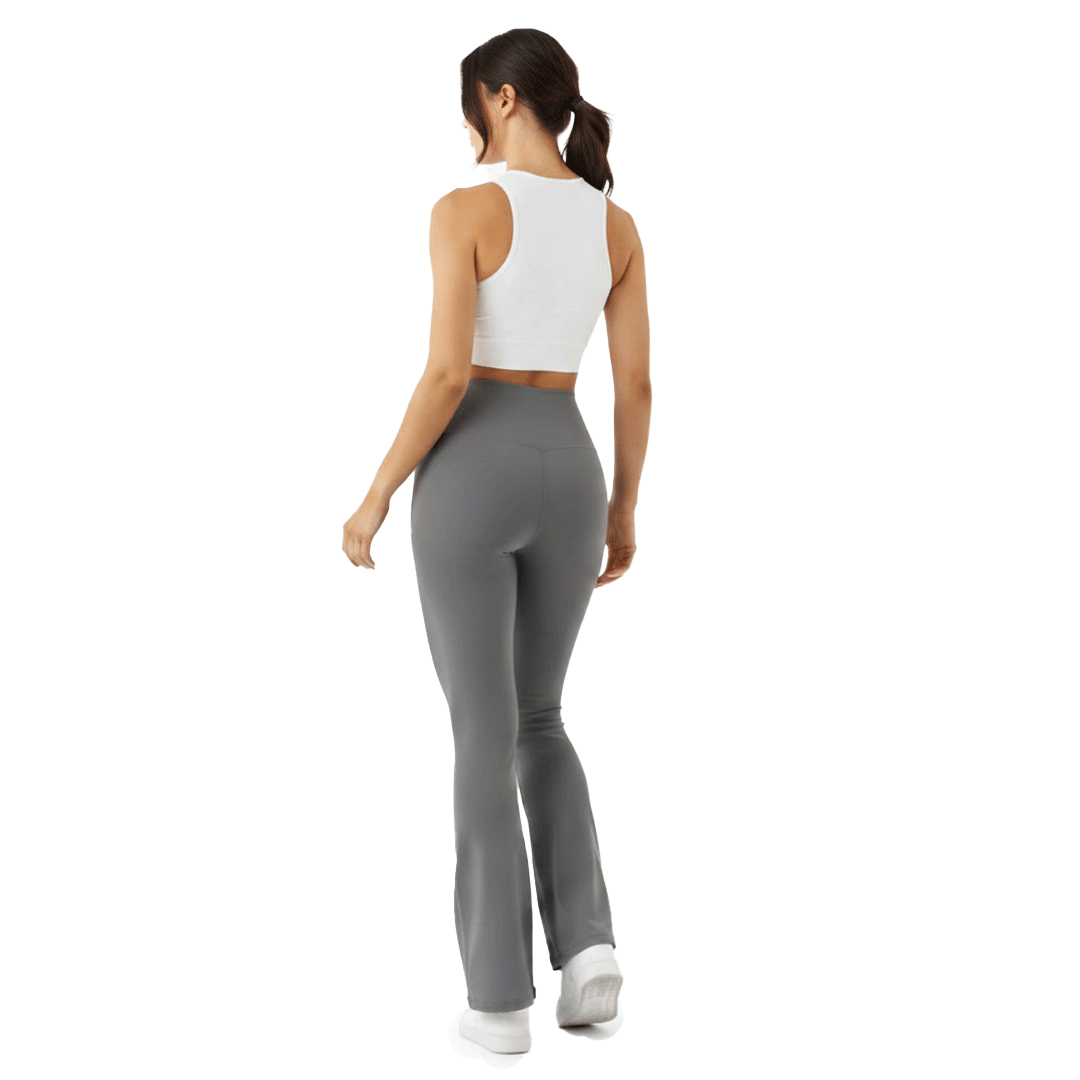 Flare Leggings + Medium Sports Bra Yoga Workout Set Offer 2