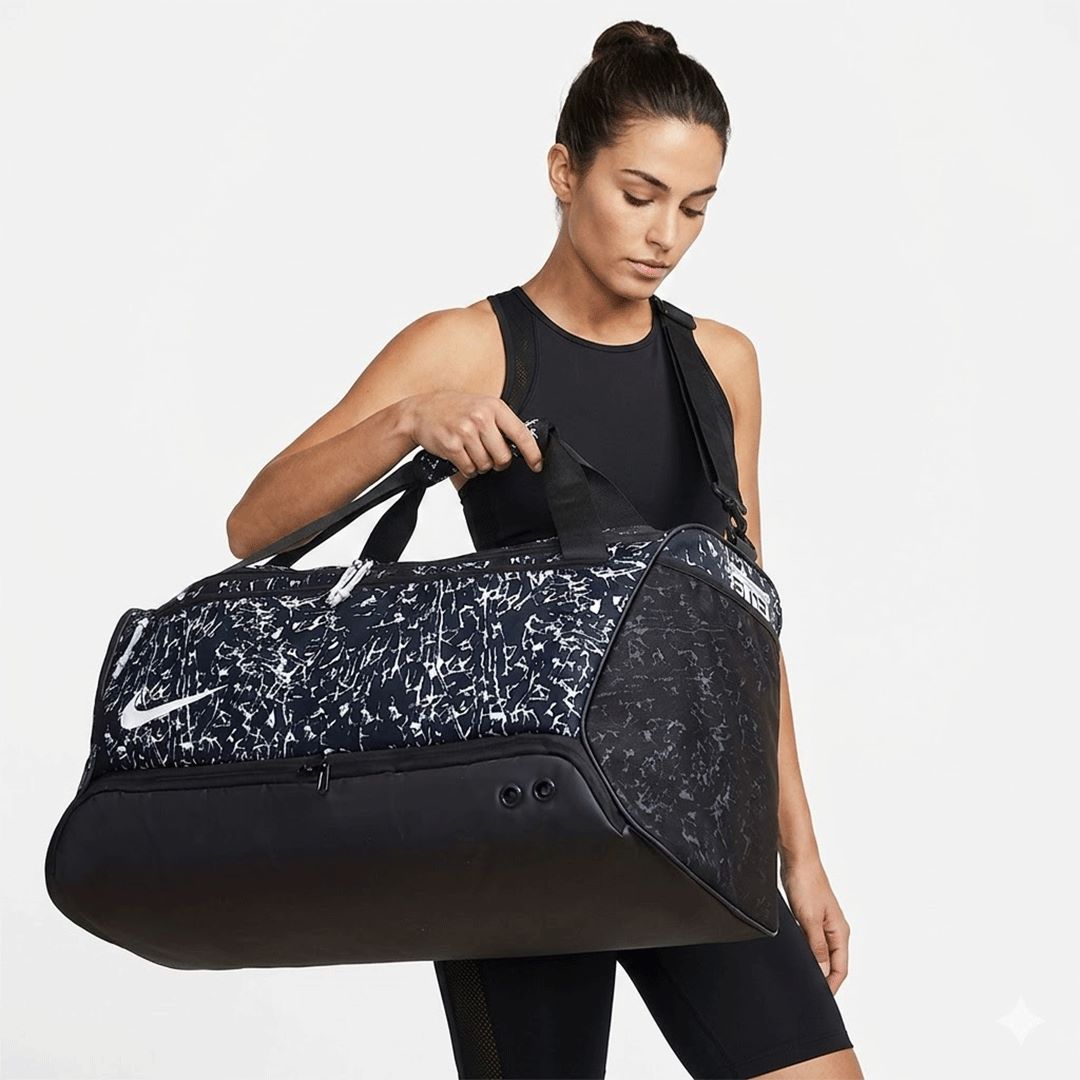 Large Size Duffle Bag Black/White (64cm * 34cm * 34cm)
