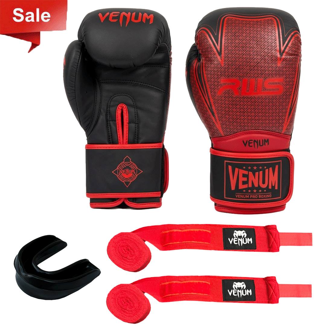 Boxing Gloves + Hand Wraps + Mouthguard Offer