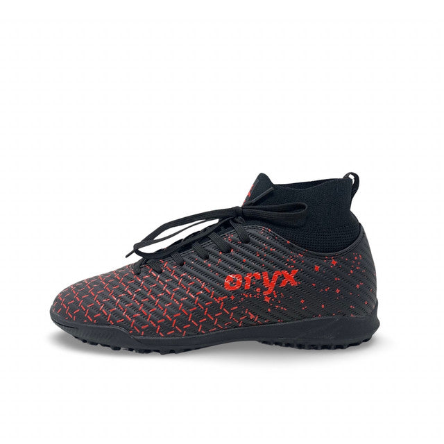 Original Oryx Football Shoes with Ankle Support (Black/Red)