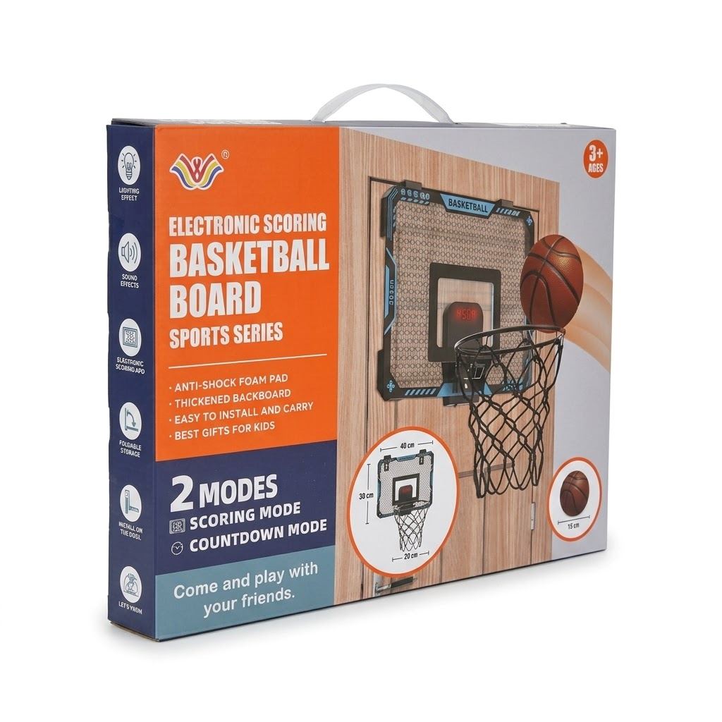 Indoor Basketball Mini Hook with Counter+ Board + Ball