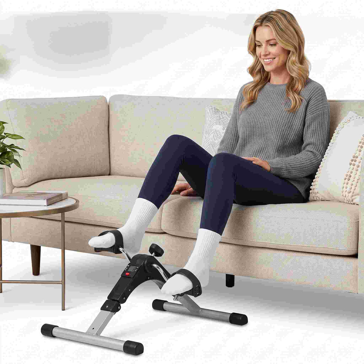 Arm and Leg pedal exerciser (variable resistance)