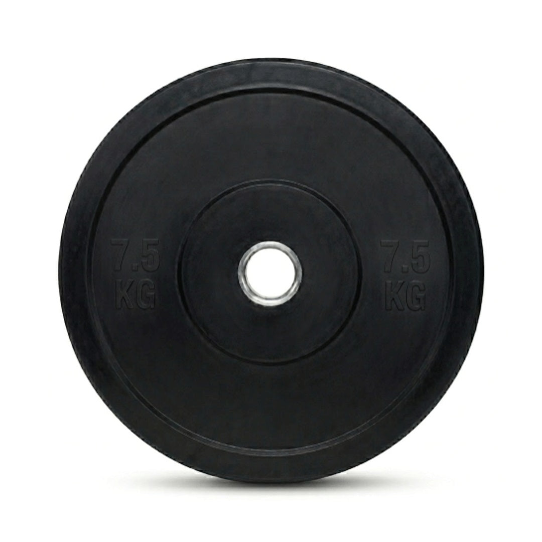 Weight Lifting Plates Black Rubber