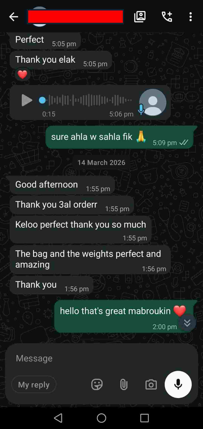 Customer review screenshot