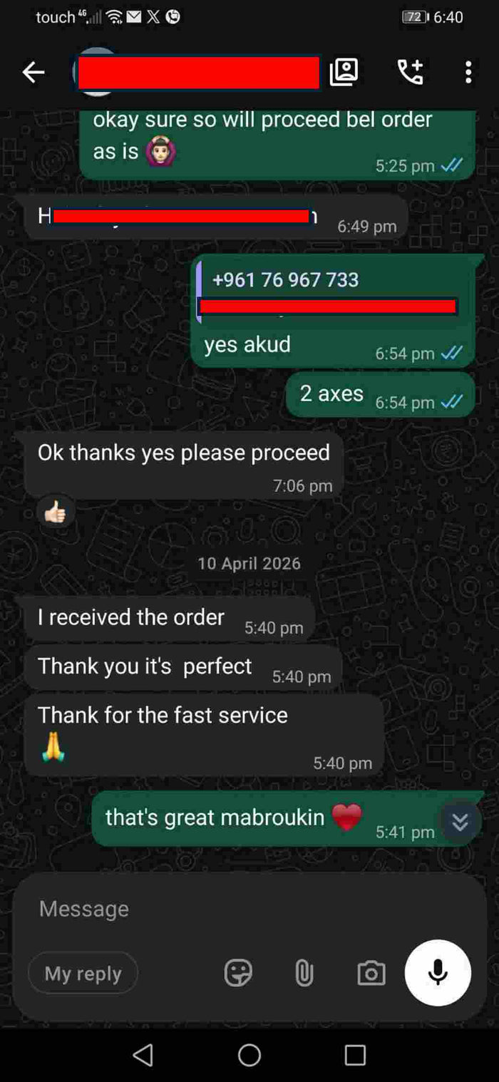 Customer review screenshot