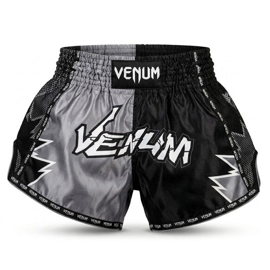 Martial Arts Boxing Shorts (Grey/Black)