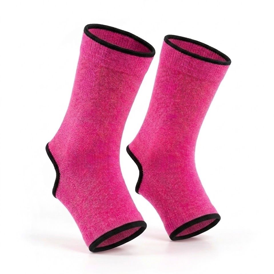 Ankle Support Sleeve Compression Pink (Martial Arts, Boxing, MMA, Muai tai, ...)